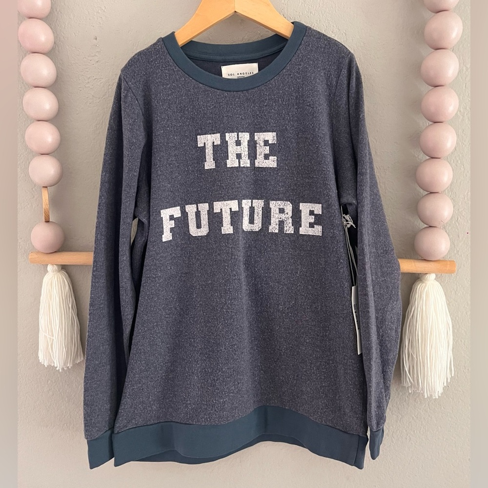 Sol Angeles Gray 'The Future' Sweatshirt